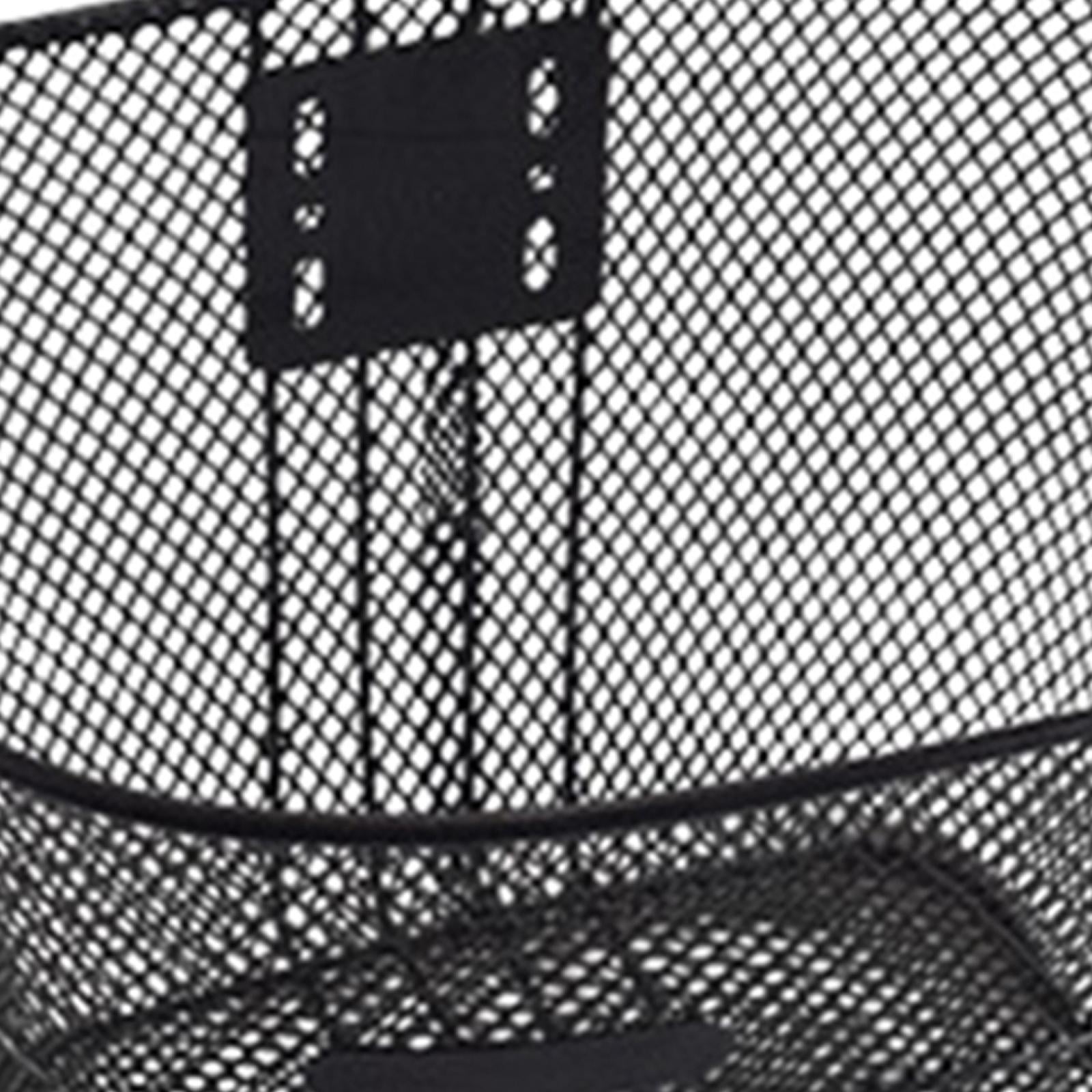 kesoto Basket Storage Container Sturdy Practical Wire Mesh Heavy Duty Sundries Carrying Bike Front Basket for Outdoor Riding 34x26x25 cm