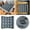 Grey, variant on Inflatable Seat Cushion Portable Air Pad Breathable Square Design For Pressure On Chairs Car Seats Wheelchairs And Airplanes