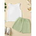 thumbnail image 4 of vera natura Baby Kids Boys Shorts Set, Button Closure Tank Top with Elastic Waist Shorts Summer Outfit, 4 of 9