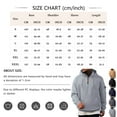 thumbnail image 3 of Mohiass Quarter Zip Hoodies for Men Fall Joggers Stretch Lightweight Sweatshirts Athletic Oversized Big and Tall Basic Pullover Tops Light Gray M, 3 of 5