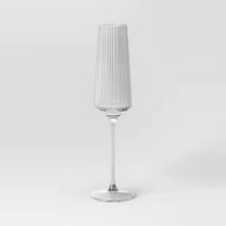 7.1oz Ribbed Stemmed Cassin Champagne Flute -