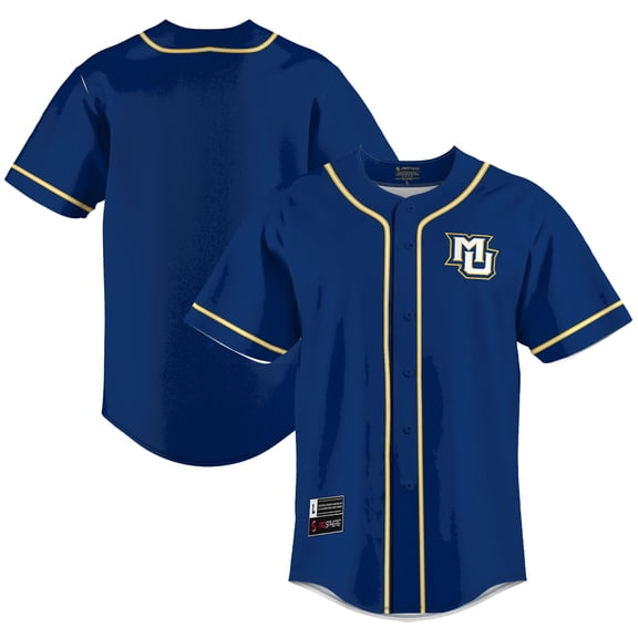 Men's GameDay Greats  Blue Marquette Golden Eagles  Lightweight Baseball Jersey