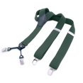 thumbnail image 1 of Bretelles en Cuir pour Hommes en Forme de Y avec 4 clips Réglables en Longueur, 1 of 1