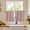 Blush, variant on Black Short Curtains Tier 36 Inch Length 2 Panels Set, Half Window Blackout Curtains for Kitchen, Rod Pocket Tier Thermal Insulated Window Treatment Cafe Curtain, Each 30" Wx36 L