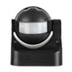 thumbnail image 3 of Interruptor de sensor de cuerpo infrarrojo PIR impermeable al aire libre gran angular 110-240 V negro, 3 of 5