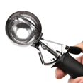 thumbnail image 3 of Classic ice cream scoop with slip card, black/stainless steel, scoop, 3 of 5