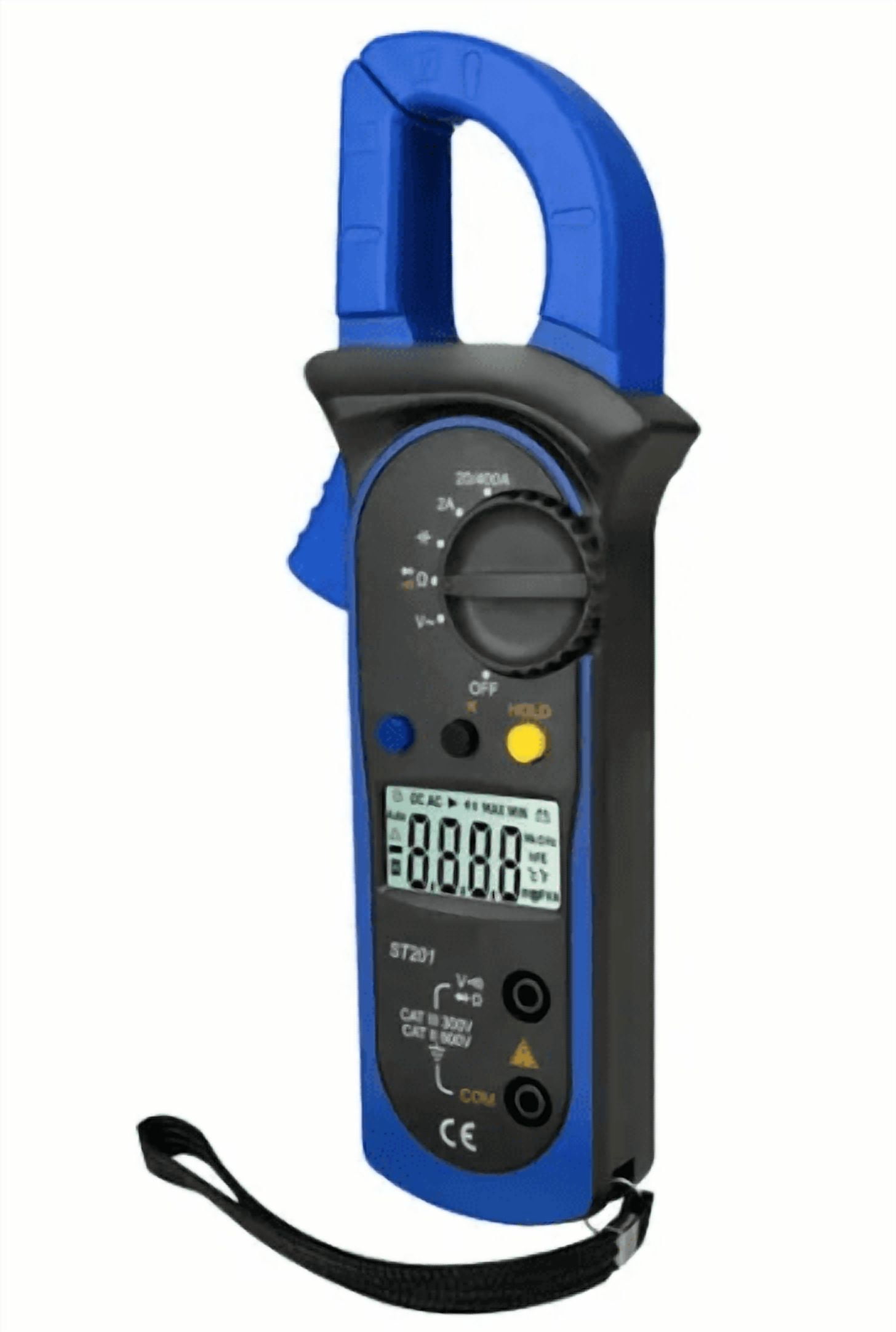 Digital Multimeter with AC DC Volt Ohm Amp Clamp Auto Range LCD Handheld Tester for Voltage Current Resistance Testing