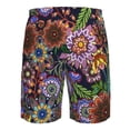 thumbnail image 6 of Naloa Vintage Floral Men's Beach Shorts, Surfing shorts, Swim trunks, Quick Dry Swim Trunks for Surfing Beach Fun - X-Large, 6 of 9