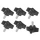 thumbnail image 1 of Uxcell 6-Pack Pomos de Sujeción en Forma de Estrella, Rosca Macho M5x12mm, Reemplazo de Mango de Tornillo de Apriete a Mano [32mm, Negro], 1 of 1