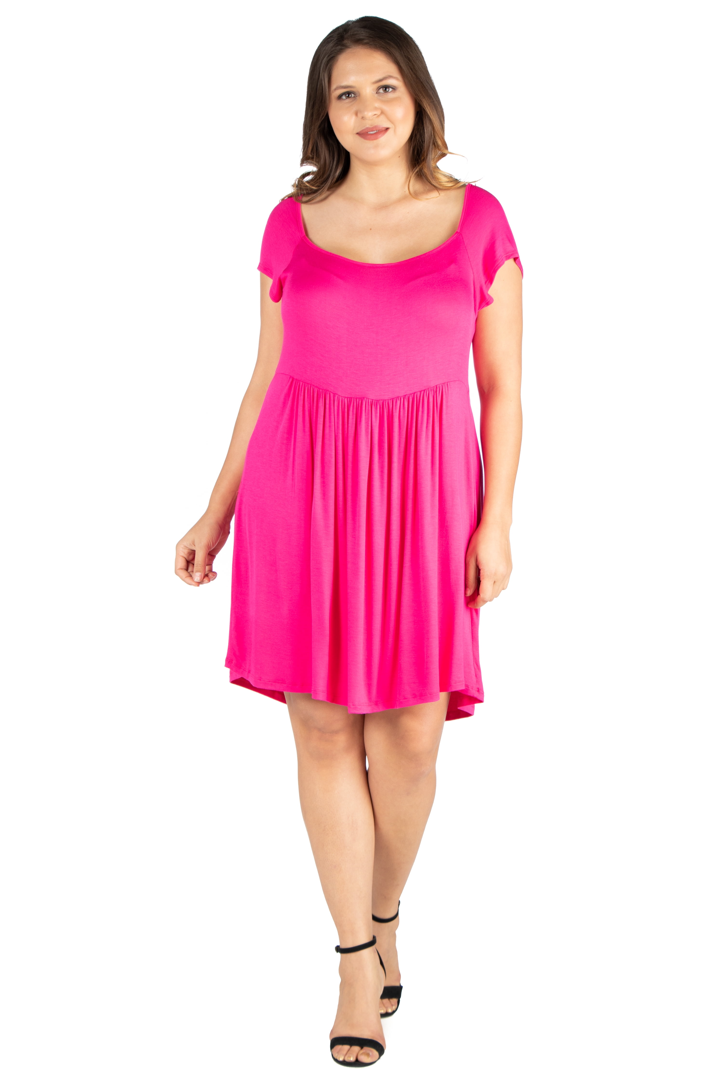 knee length babydoll dress