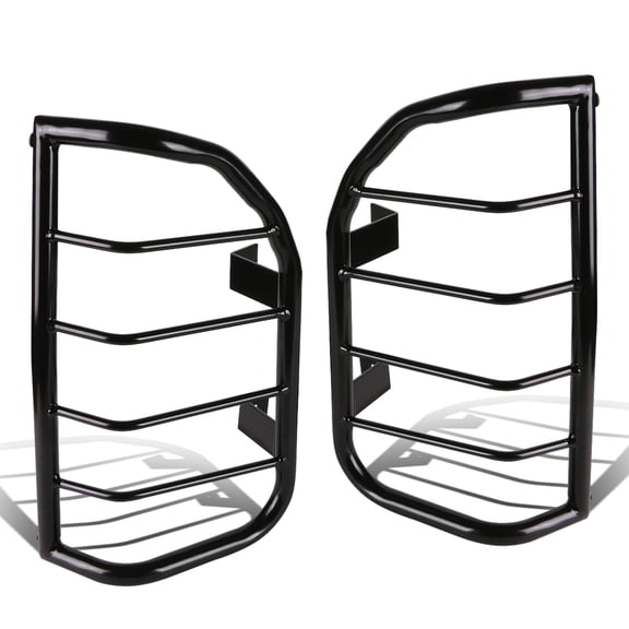 DNA Motoring TLG-008-BK For 2005 to 2015 Nissan Xterra N50 Pair of Bolt -On Rear Tail Brake Light Guards (Black) 06 07 08 09 10 11 12 13 14