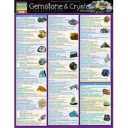 BarCharts 9781423228592 Gemstone & Crystal Properties Quickstudy Easel