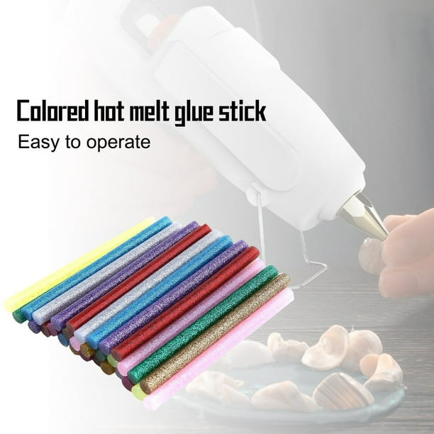 Hot Glue Gun Mini, Hot Melt Glue Gun Set with 15pcs Melt Glue Sticks 