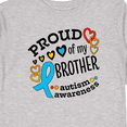 thumbnail image 4 of Inktastic Proud of My Brother Autism Awareness Boys or Girls Long Sleeve Toddler T-Shirt, 4 of 5