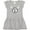 AC-Heather Grey, variant on Inktastic Future Lacrosse Star childs Girls Toddler Dress