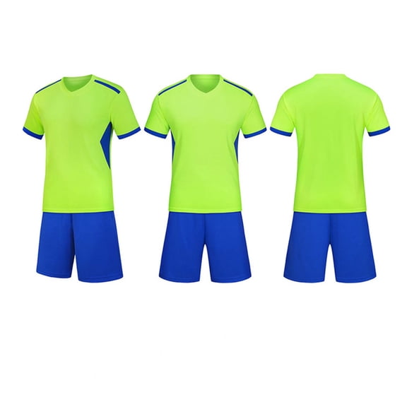 Amidoa Boys Athletic Shorts Set 2 Piece Performance Quick-dry T-Shirt and Active Shorts Outfit,Green Size 12