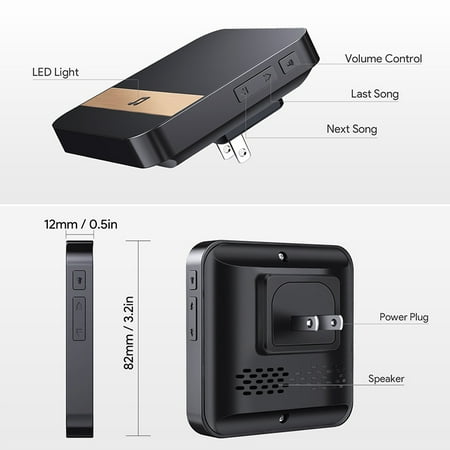 smart 4g doorbell ir chime 1080p vision security indoor night