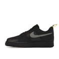 thumbnail image 2 of Nike Men's Air Force 1 Low Cut Out Swoosh Black Shoes, from StockX, 2 of 5