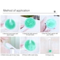 thumbnail image 2 of Back Scrubber for Shower, 2021 Updated Silicone Bath Body Brush,Easy to Clean Washer Exfoliating More Hygienic (Green), 2 of 8