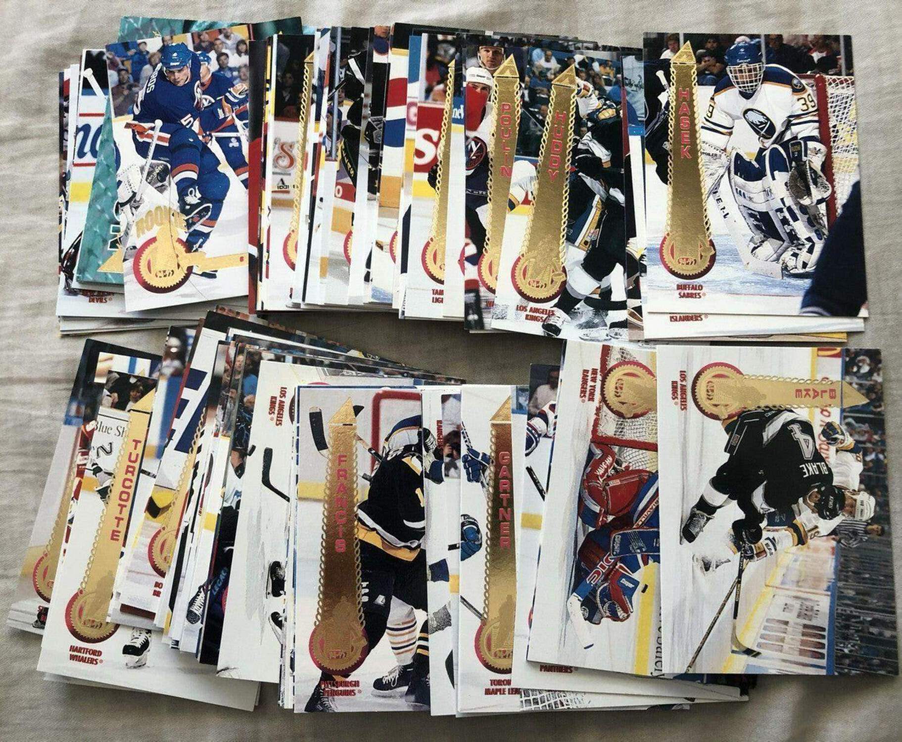 1994-95 Pinnacle NHL Hockey partial or starter set of 101 cards Dominik Hasek