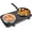 17.51x9.45x2.52 In, variant on 2000W Electric Double Burner Coil Stove-Portable Hot Plate Electric for Cooking, Countertop RV Hotplate with Non-Slip Rubber Feet and 5 Temperature Adjustments