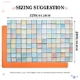 thumbnail image 6 of Yayeee Doormat for Indoor Entrance 32" x 20" Non Slippery Floor Rug, Small Pastel Pattern, 6 of 8