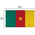 thumbnail image 5 of Vispronet 3ft x 5ft Cameroon Flag, Outdoor Country Banner, Flag Only, 5 of 8