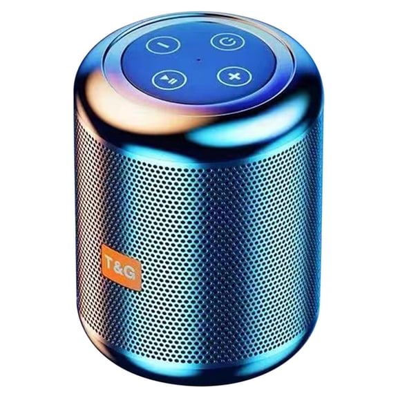 FNYOXU Bluetooth Speaker Bluetooth Speaker, 360° HD Surround Sound W/Bass, 9D Cinema Level Stereo, Portable Lightweight Wireless Travel Speakers with LED Light and 800mA Battery