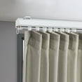 thumbnail image 3 of Adjustable Ceiling Curtain Hanging Track System Wall Mounted 12ft-18ft W/ Hook, 3 of 7