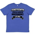 thumbnail image 3 of Inktastic African American Independence Juneteenth Youth T-Shirt, 3 of 5