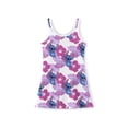 thumbnail image 1 of Vestido Disney Lilo & Stitch para niña pequeña, morado, 9-10Y, 1 of 7
