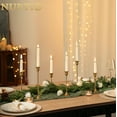 thumbnail image 3 of Nuptio Candlestick Holders Taper Candle Holders, Set of 3 Candle Stick Holders Set, Brass Gold Candlestick Holder Set, Vintage Modern Decorative Centerpiece for Table Mantel Wedding Housewarming Gift, 3 of 7