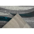 thumbnail image 3 of Premium Hand Carved Abstract Modern Rug Contemporary Colorful Thick Carpet Design 1070 (5'2"x7'5",Turquoise), 3 of 6