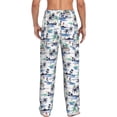 thumbnail image 3 of Xecao Hawaii Palms Men's Straight Lounge Pajama Pants: The Ultimate in Comfortable Sleepwear, 3 of 9