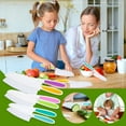 thumbnail image 2 of Kitchen Set for Kids,6 Piece Kids Kitchen Baking Knife Set Safe to Use Firm Grip Serrated Edges Kids Knife Protects Little Chefs for Cutting Food and Vegetabl,Kitchen Knife Set, 2 of 9