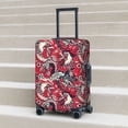 thumbnail image 6 of Pofeuu Rooster Head Print Luggage Suitcase Cover Protector Luggage Washable Covers Aesthetic for 18/24/28/32 inch Luggage（No luggage included）-X-Large, 6 of 7