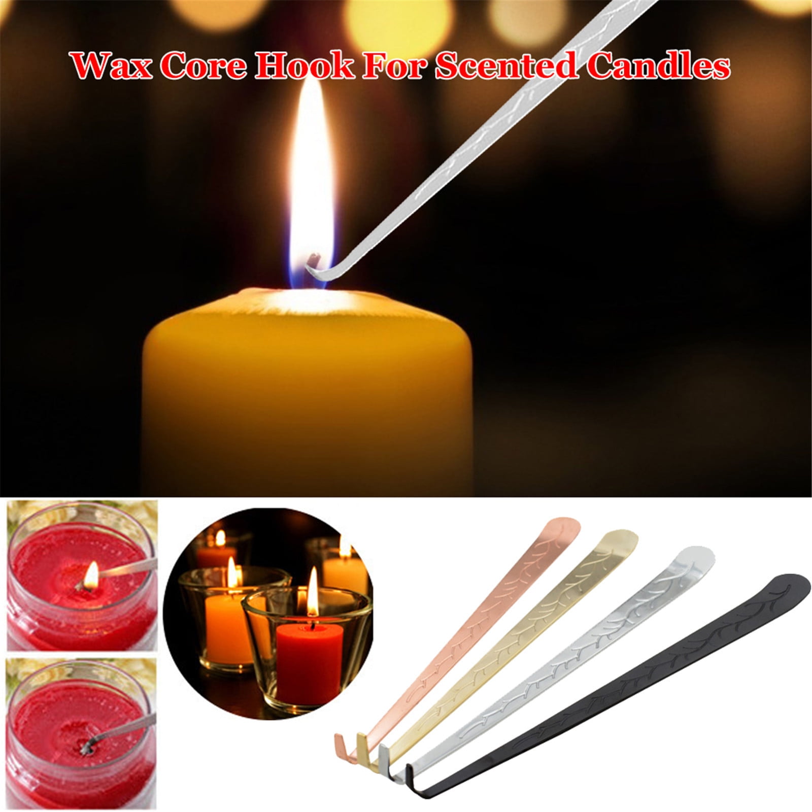 WNG Candle Snuff Bottle Hook Stainless Steel Candle Wick Extinguishing