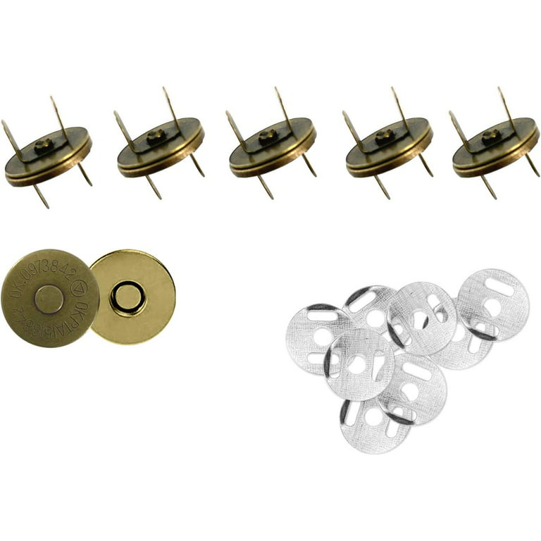 Brass, 1/2, Magnetic, Closure, Metal