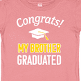 thumbnail image 4 of Inktastic Congrats My Brother Graduated with Cap Boys or Girls Baby T-Shirt, 4 of 5