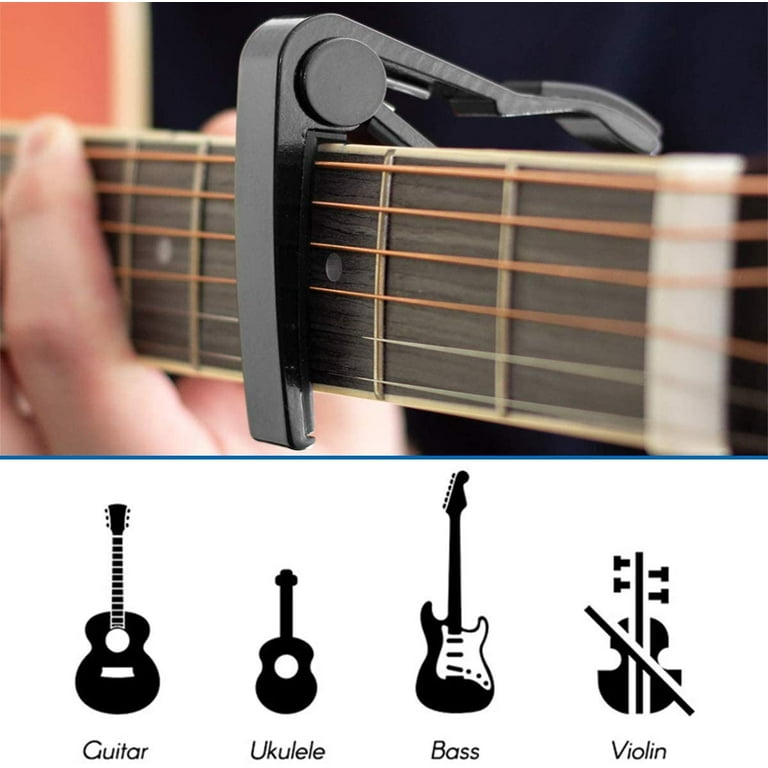 Universal Guitar Capo Quick Change Clamp Key Aluminium Alloy Metal Capo For  Acoustic Classic Electric Guitar Parts Accessories 5 Color Ns2
