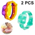 thumbnail image 2 of Bubble Sensory Bracelet Toys, Stress Relief Wristband Fidget Toys, Wearable pop its Funny Relief Game Soft Squeeze Toy para niños y adultos Ansiedad Autismo Ormromra 222130-3, 2 of 9