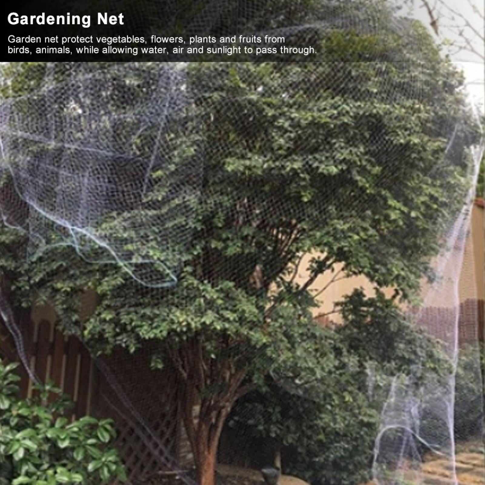 BOKYAN Garden Net Mesh 13.12x52.49ft (4x16m) Heavy Duty Anti-Bird Netting Plant Pest Control Mesh 1-Inch Hole Animal Repellent Cover for Fruit Trees Vegetables Poultry
