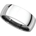 thumbnail image 5 of 7mm Light Comfort Fit Band in 10k White Gold - Size 8.5, 5 of 9