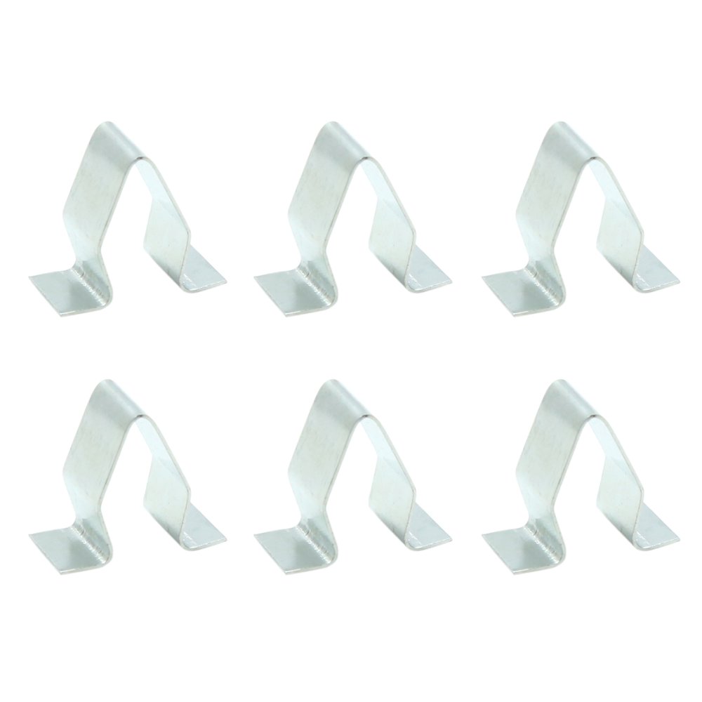 6pcs Metal Retainer Car Auto Console Dashboard Moulding Trim Clip 17mm