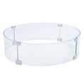 thumbnail image 2 of WanteCreen de fogata, 650 mm de diámetro fácil de Pulido de Limpieza Bordes de Vidrio Templado Protector de Viento de Vidrio Transparente y Transparente para la Proteción de la, 2 of 7