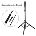 thumbnail image 4 of Soidarity Camiseta de bateo de béisbol, portátil, ajustable en altura, ayuda profesional para entrenamiento de softball, soporte de trípode para patio Béisbol Soidarity OD024802-00B, 4 of 6