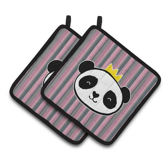 Caroline's Treasures Panda Bear Queen Pair of Pot Holders
