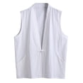 thumbnail image 2 of OSOLU Men's Tank Tops Summer Sleeveless Solid Color Comfortable Breathable Everyday Casual Wear Vacation Travel Vest, 2 of 2