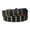 Black, variant on Three Row Grommets Fashion Jean Belt