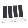 thumbnail image 4 of Almencla 4 Pack Triangle Buckles, V-s, Metal Hardware, Trampoline Net Buckles, Sp with Straps, 4 of 8